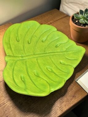 Handcrafted Leaf Trinket Dish